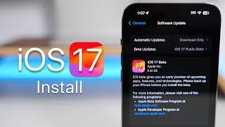 iOS 17 Public Beta Is Out! - How To Install!