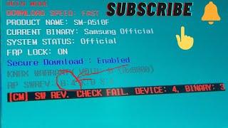 SW REV CHECK FAIL DEVICE 3 BINARY 4 SOLVE || DEVICE FAIL BINARY ERROR SAMSUNG FLASHING PROBLEM SOLVE