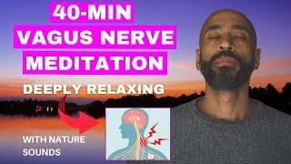 40 Minute Vagus Nerve Meditation | Your Path to Stress Relief and Calm with Chibs Okereke