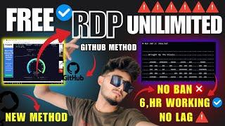 How To Create Unlimited RDP's (VPS) Window 10 New Method 2025 || Github Method || Paid Tricks