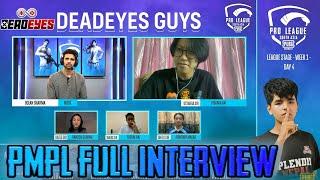 DEADEYES GUYS PMPL INTERVIEW WITH OCEAN SHARMA  || PUBGM NEPAL - GAURABYT ||