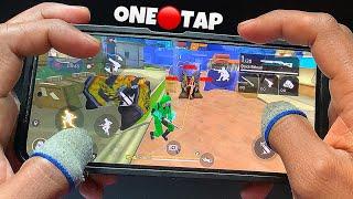 4 Finger Setting ️ OneTap  Hud ️ Fast  Gloowall Free Fire  Handcam Gameplay 2025