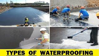 Types of Waterproofing