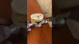 Не дожил немного до конца поверки #вода  #поломка  #прибор