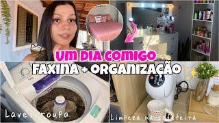 ROTINA DE DONA DE CASA 🫶| faxina + organização, lavei roupa, limpeza na cafeteira…