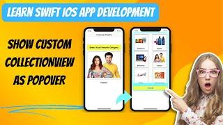 How to Create Custom CollectionView as PopOver in Swift 5 XCode | Hindi | Delegate and Protocol iOS