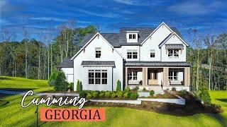 New LUXURY MODEL Home on FINISHED Basement In CUMMING, GA, Northeast of ATLANTA - BP $1,127,995