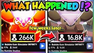 The Tragic & Unexpected Downfall of Bubblegum Simulator Infinity...