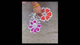 Beautiful rangoli design 