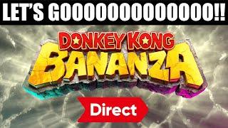 Donkey Kong Bananza DIRECT Announced For THIS WEEK