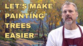 How To Design & Paint Better Trees In Your Landscape Painting