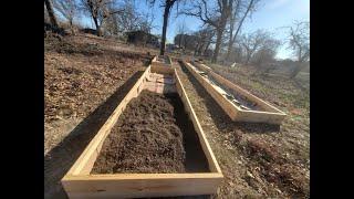 Filling Our New Raised Beds! - Homesteading in East Texas - Building our Homestead from Scratch