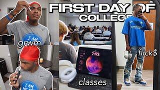 First Day of College *Freshman Year* | GRWM, Classes, Vlog