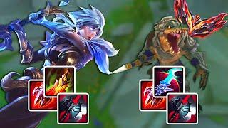 Challenger Riven vs Grandmaster Renekton Top Lane Matchup - Riven Gameplay Commentary Guide