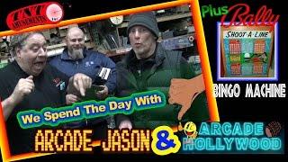 #1246 Visit from ARCADE HOLLYWOOD & ARCADE JASON! Plus Shoot A Line Bingo!  TNT Amusements