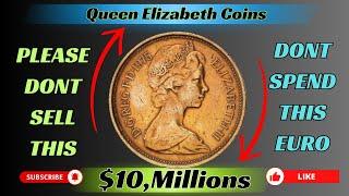 Queen Elizabeth Rare UK 2 Pence Coin Worth Money UK Rare Error Coins!!