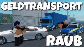 GELDTRANSPORT RAUB ESKALIERT KOMPLETT nach SCHUSSWECHSEL | Notruf Hamburg ROBLOX Deutsch