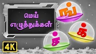 மெய் எழுத்துக்கள் (Mei Ezhuthukkal) | Ilakana Padalgal | Tamil Rhymes For Kids