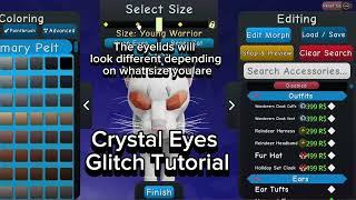 Crystal Eye Lids #wcue #warriorcatsultimateedition #eyeglitch #wcuetiktok #glitches #tutorial