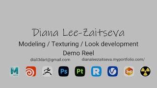 Modeling / Texturing / Look development Demo Reel 2024