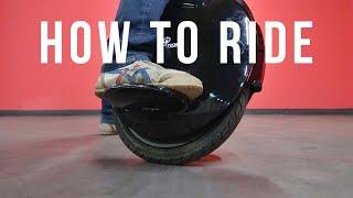 HOW TO RIDE AN ELECTRIC WHEEL