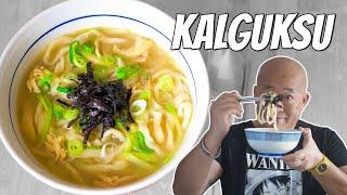 Kalguksu with chicken