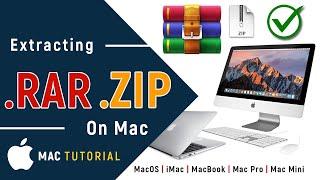  How to Open ZIP and RAR Files On Mac | Without Installing Winrar On MacOS - 2024