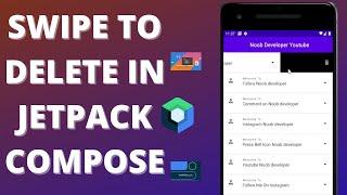 Swipe To Delete Item in Android Jetpack Compose Android Studio