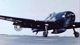 Japanese plane explodes in midst heavy flak fire and tailspins into water, during...HD Stock Footage