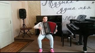 Медведева Марина, 12 лет, аккордеон,  С.  Бредис В подражании Генделю