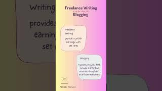 Freelance Writing VS. Blogging