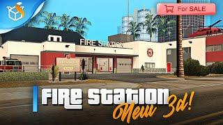 Modeling GTA SA (MTA) - NEW 3D Fire Station [#24] For SALE