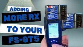 Adding more receivers (rx FS-BS6) to your Flysky FS - GT 5 (transmitter tx)