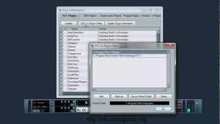 Cubase 5, прописываем путь к VST инструментам Guitar rig 5