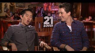 21 and Over Funny Interviews! Skylar Astin, Miles Teller, Justin Chon, Sarah Wright!