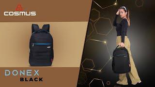 Cosmus Donex  Black 15.6 inch Laptop Bag