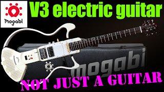 the new MOGABI V3 electric guitar, with built in speaker.  Unboxing, walkthrough & review