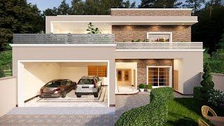 1 kanal house design in Pakistan | 2 story modern house design - 5 Bedrooms