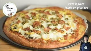 Pâte à pizza keto (Fat Head) / Faible en glucides / Sans gluten