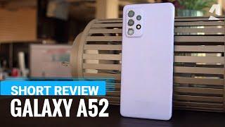 Samsung Galaxy A52 short review #shorts