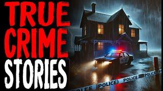 Disturbing True Crime Stories For Sleep With Rain Sound | Black Screen | Mr. Nightscared