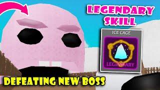 Defeating New CANDY BOSS + New Legendary Skills & SECRET Codes in Wizard Simulator! [Roblox]