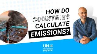 How do countries calculate greenhouse gas emissions?