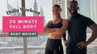 20min - FULL BODY WORKOUT - BODYWEIGHT | Muscle & Functional Strength