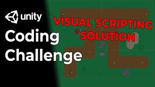 Visual Scripting Solution for Unity Coding Challenge 1 - Tower Defense Path with Waypoints