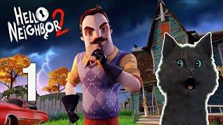 Супер Кот журналист расследует дело мистера Питерсона Hello Neighbor 2  Серия #1