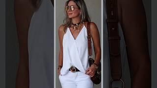 Looks femeninos casuales y sencillos para mujeres maduras #fashion #style #tendenciasdemoda #moda