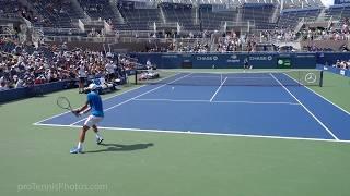 Novak Djokovic v. Roberto Bautista Agut, 2019 US Open practice, 4K