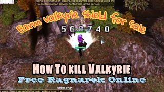 Tips and Trick Kill Valkyrie to get Valkyrie Shield And Sell, Free Ragnarok Online