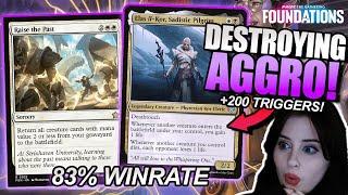 Hate Aggro? Play THIS! The COOLEST deck I've ever built! | Standard Ranked MTG Arena